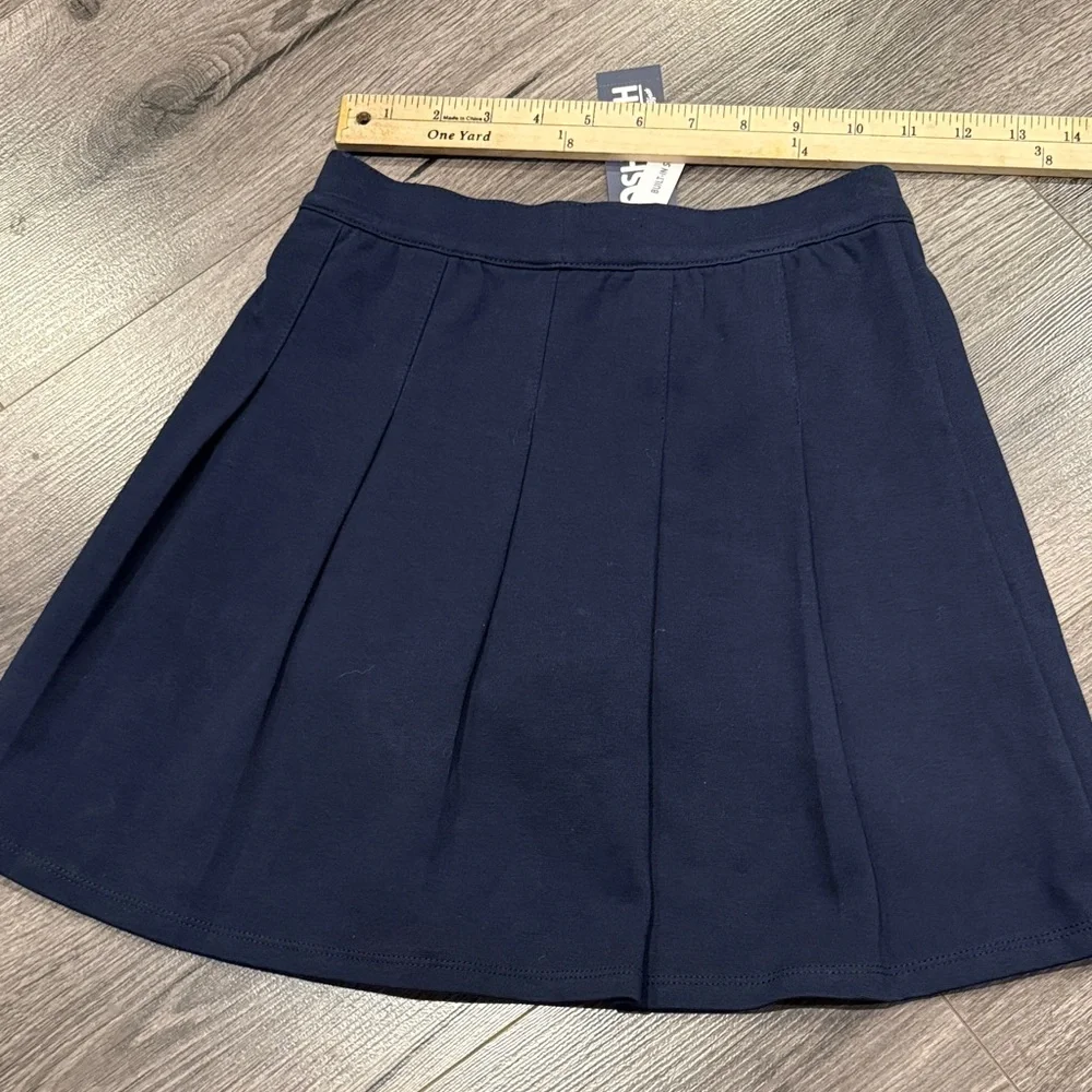 OshKosh B'gosh Dark Blue Pleated Skort Skater Uniform Versatile adorable